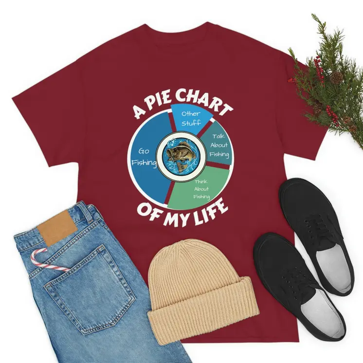 A PIE CHART OF MY LIFE - Unisex Heavy Cotton Tee