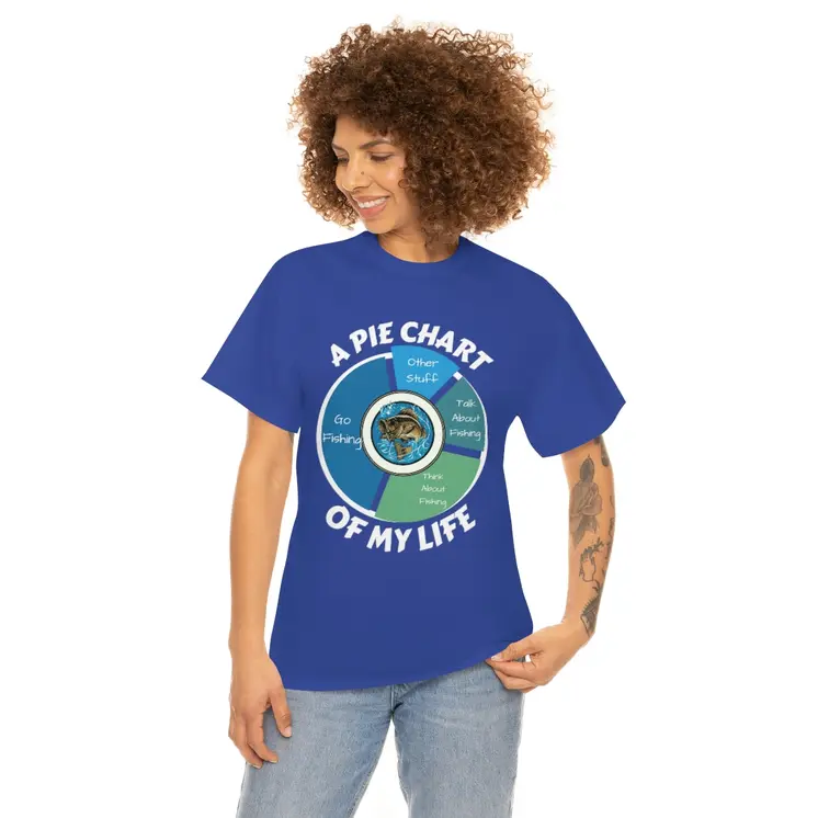 A PIE CHART OF MY LIFE - Unisex Heavy Cotton Tee