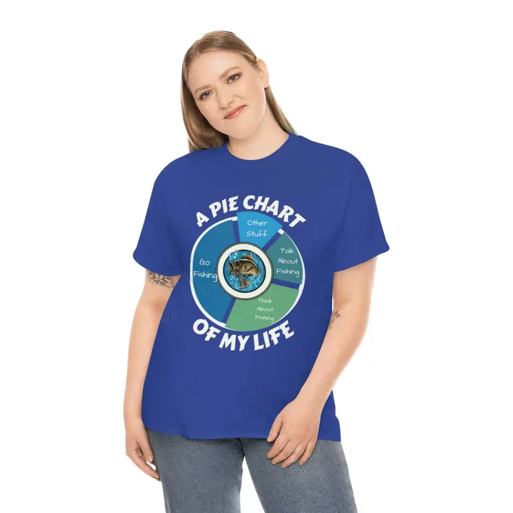 A PIE CHART OF MY LIFE - Unisex Heavy Cotton Tee