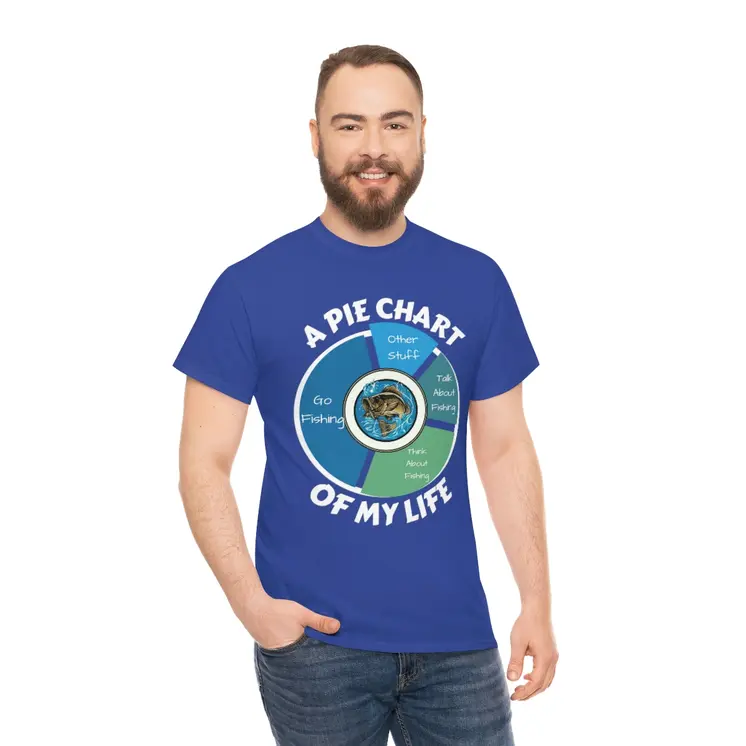 A PIE CHART OF MY LIFE - Unisex Heavy Cotton Tee