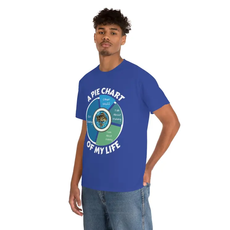 A PIE CHART OF MY LIFE - Unisex Heavy Cotton Tee