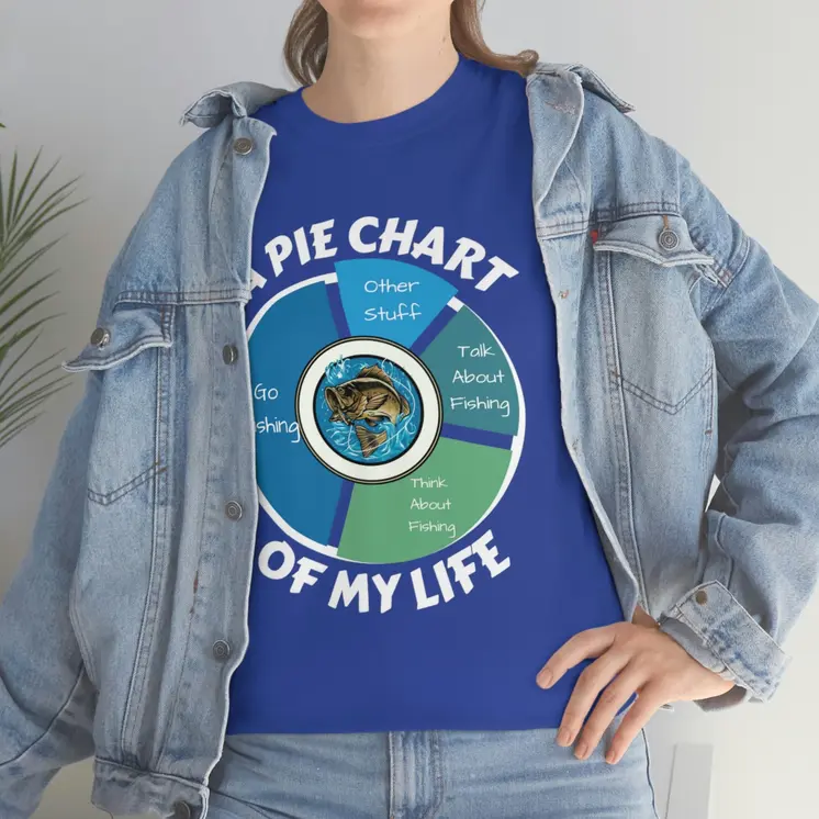 A PIE CHART OF MY LIFE - Unisex Heavy Cotton Tee