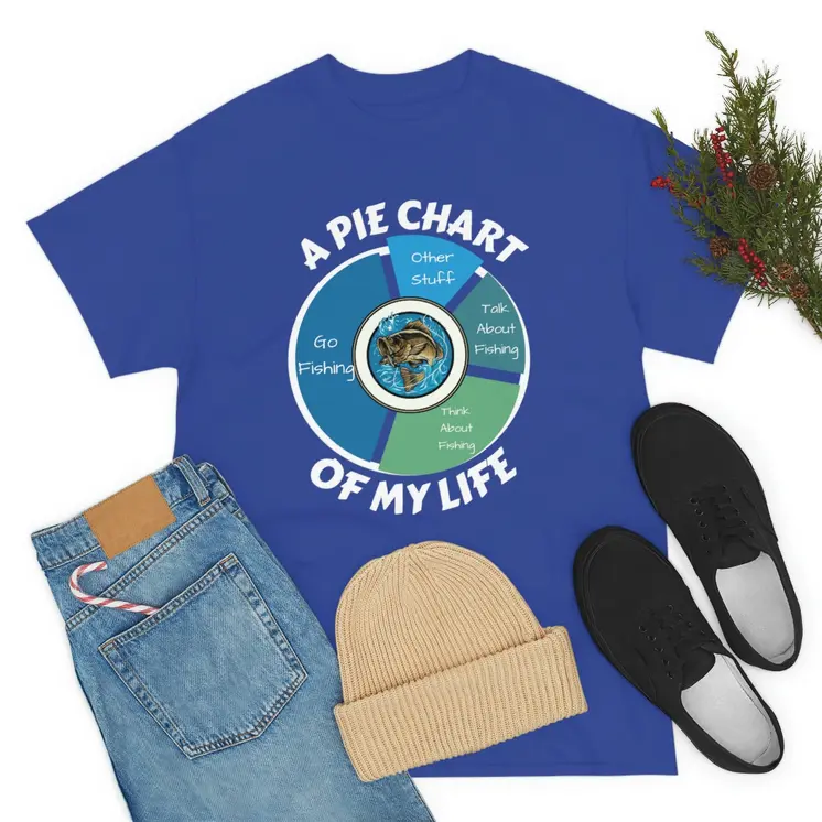 A PIE CHART OF MY LIFE - Unisex Heavy Cotton Tee