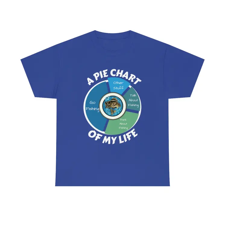 A PIE CHART OF MY LIFE - Unisex Heavy Cotton Tee