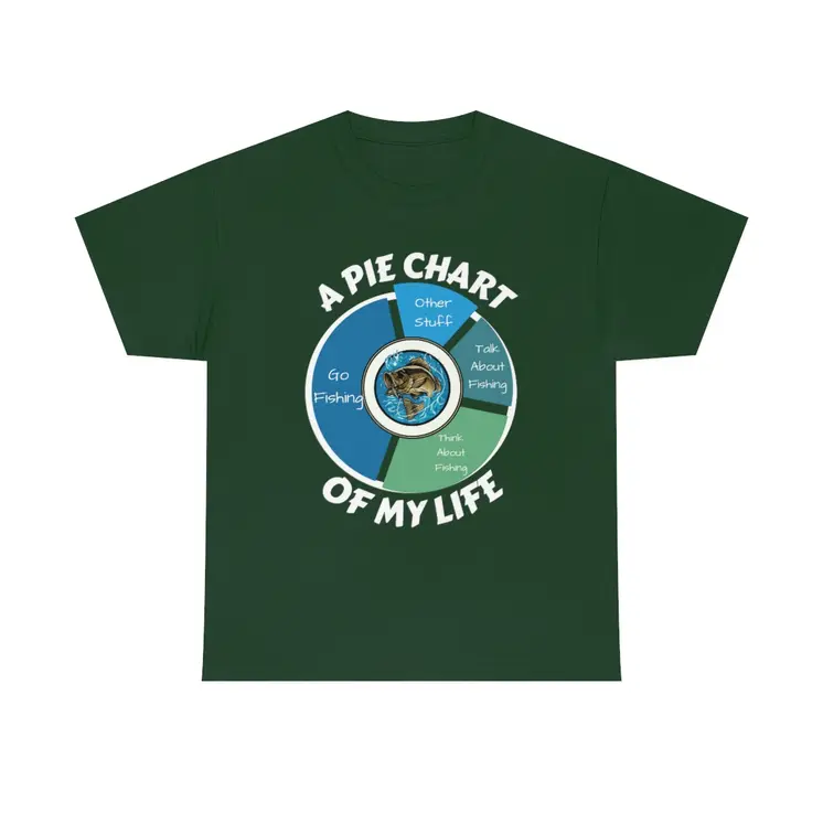 A PIE CHART OF MY LIFE - Unisex Heavy Cotton Tee