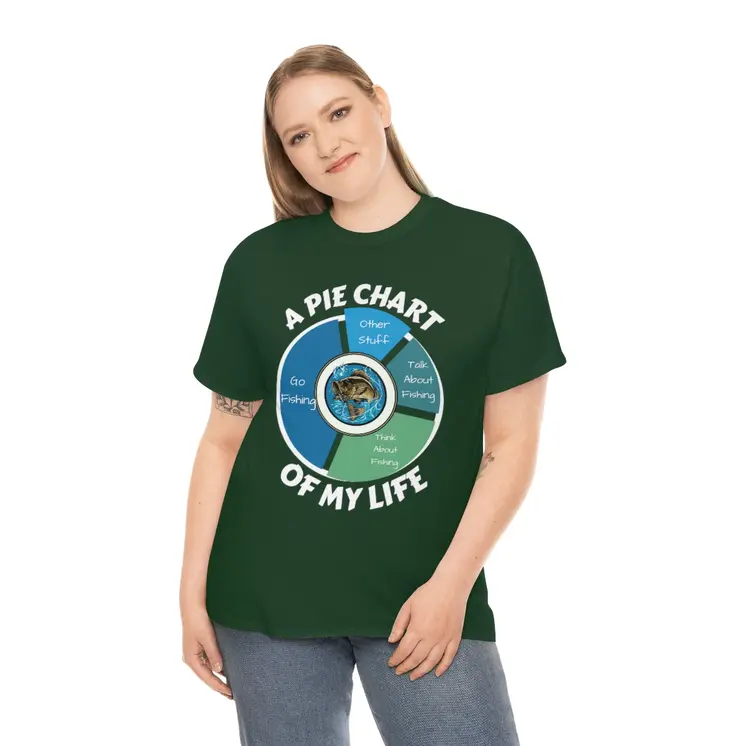 A PIE CHART OF MY LIFE - Unisex Heavy Cotton Tee