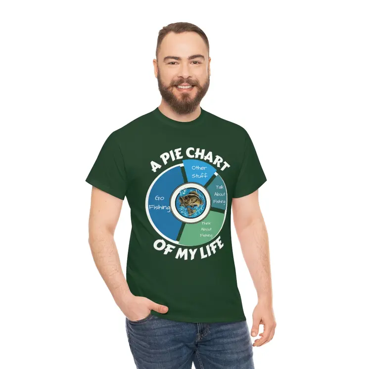 A PIE CHART OF MY LIFE - Unisex Heavy Cotton Tee