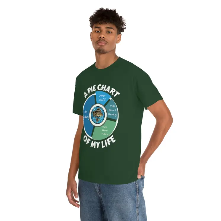 A PIE CHART OF MY LIFE - Unisex Heavy Cotton Tee