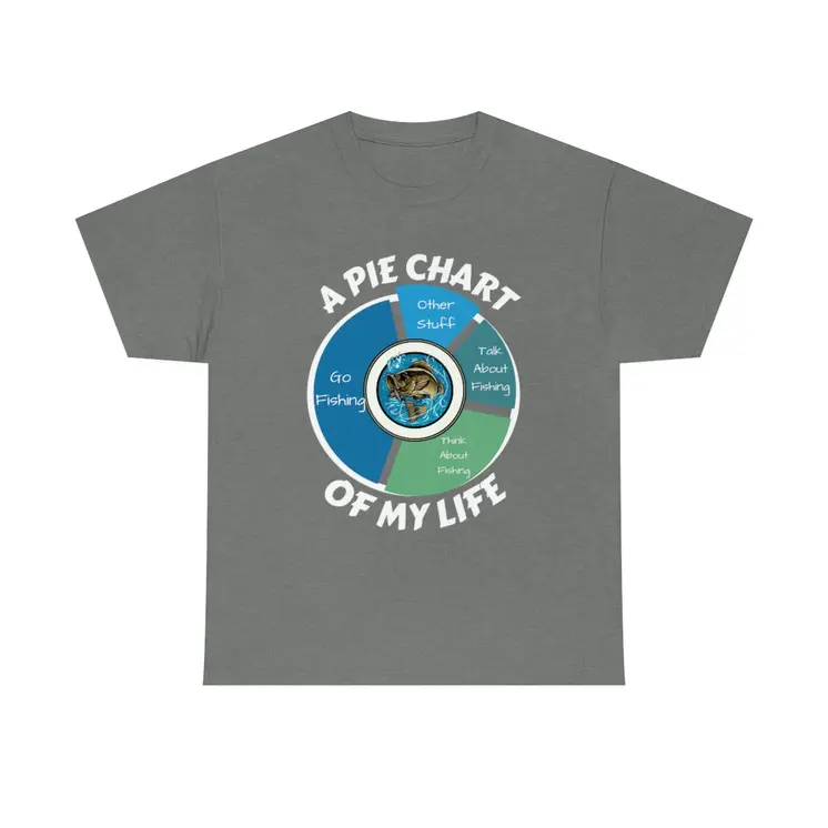 A PIE CHART OF MY LIFE - Unisex Heavy Cotton Tee