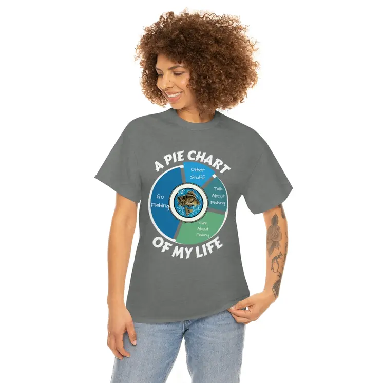 A PIE CHART OF MY LIFE - Unisex Heavy Cotton Tee