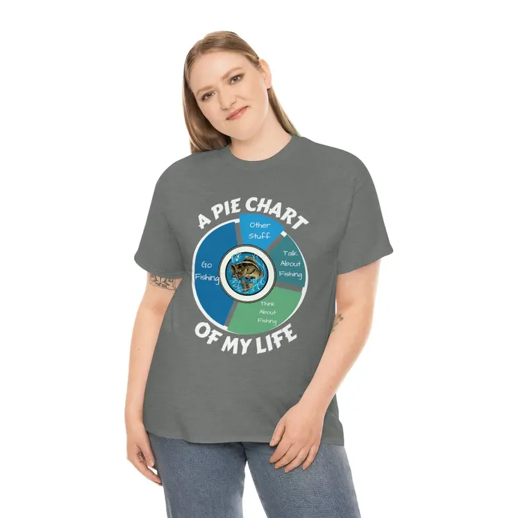 A PIE CHART OF MY LIFE - Unisex Heavy Cotton Tee