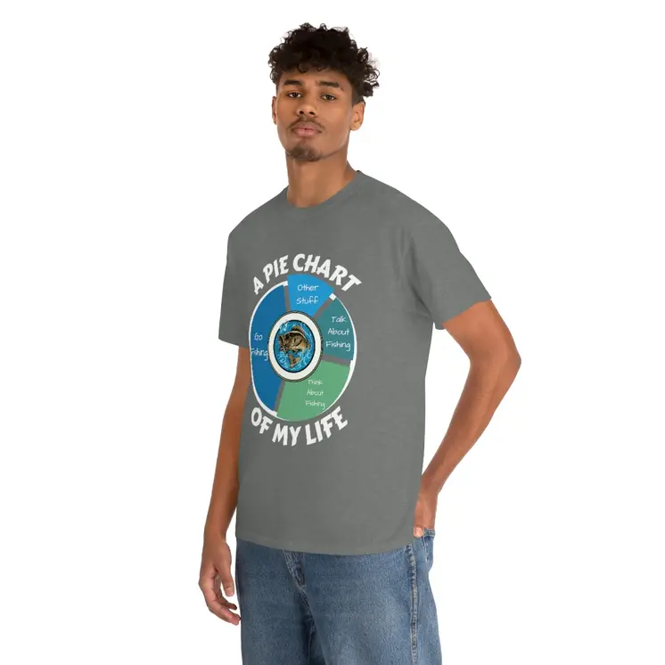 A PIE CHART OF MY LIFE - Unisex Heavy Cotton Tee