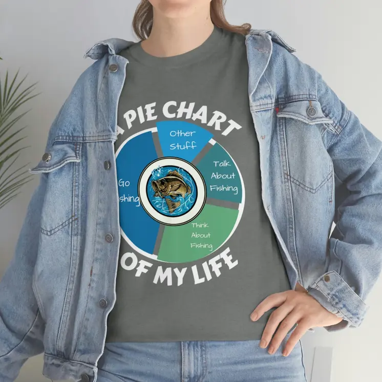 A PIE CHART OF MY LIFE - Unisex Heavy Cotton Tee