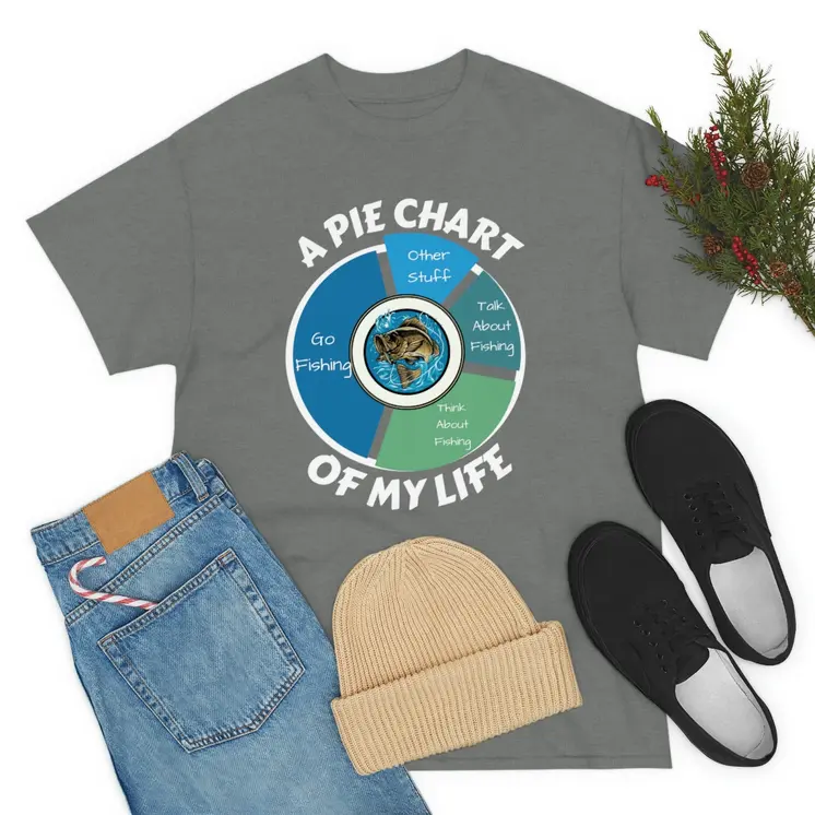 A PIE CHART OF MY LIFE - Unisex Heavy Cotton Tee