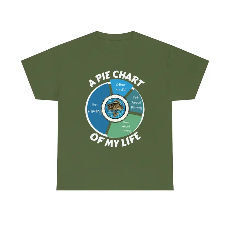 A PIE CHART OF MY LIFE - Unisex Heavy Cotton Tee