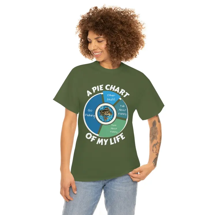 A PIE CHART OF MY LIFE - Unisex Heavy Cotton Tee