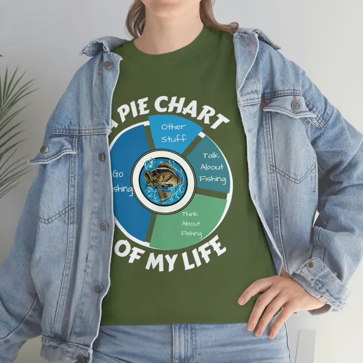 A PIE CHART OF MY LIFE - Unisex Heavy Cotton Tee