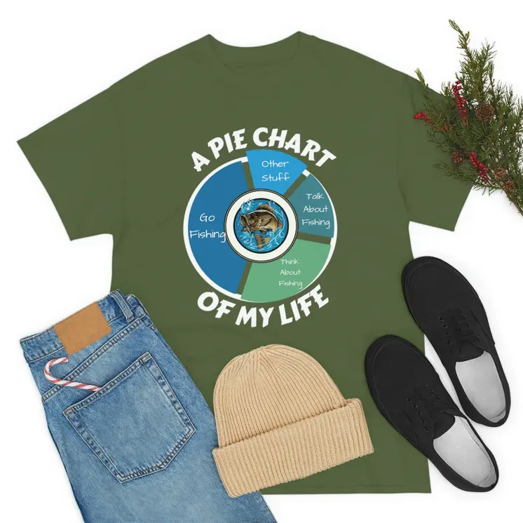 A PIE CHART OF MY LIFE - Unisex Heavy Cotton Tee