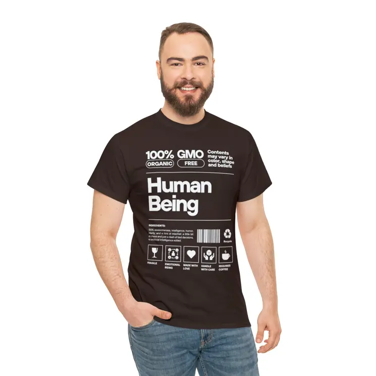 100% Human Being - Best Selling Unisex Heavy Cotton Tee