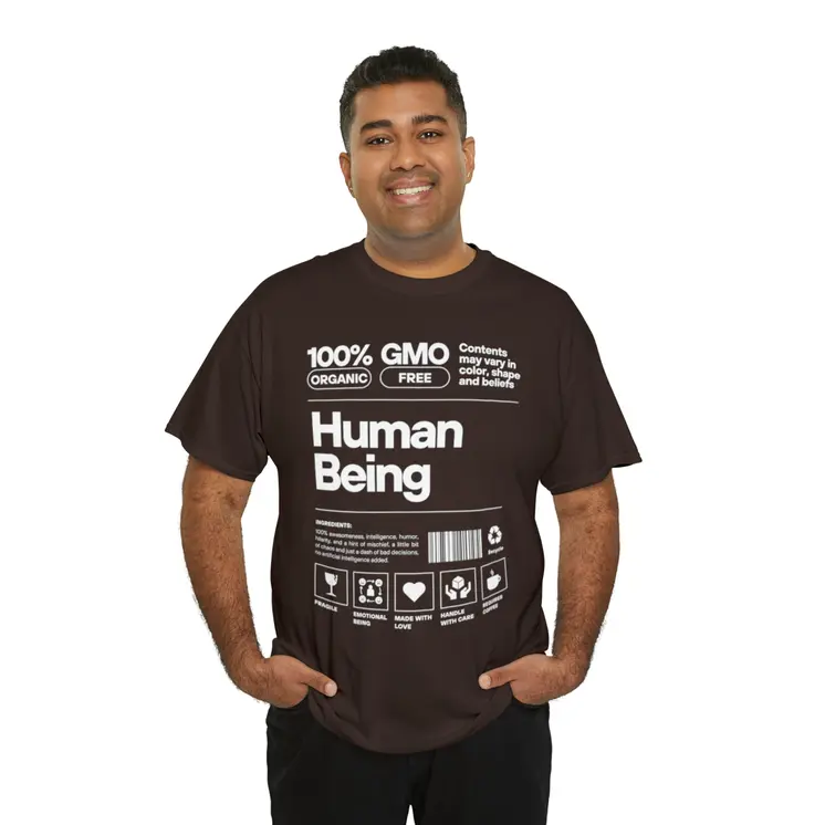 100% Human Being - Best Selling Unisex Heavy Cotton Tee