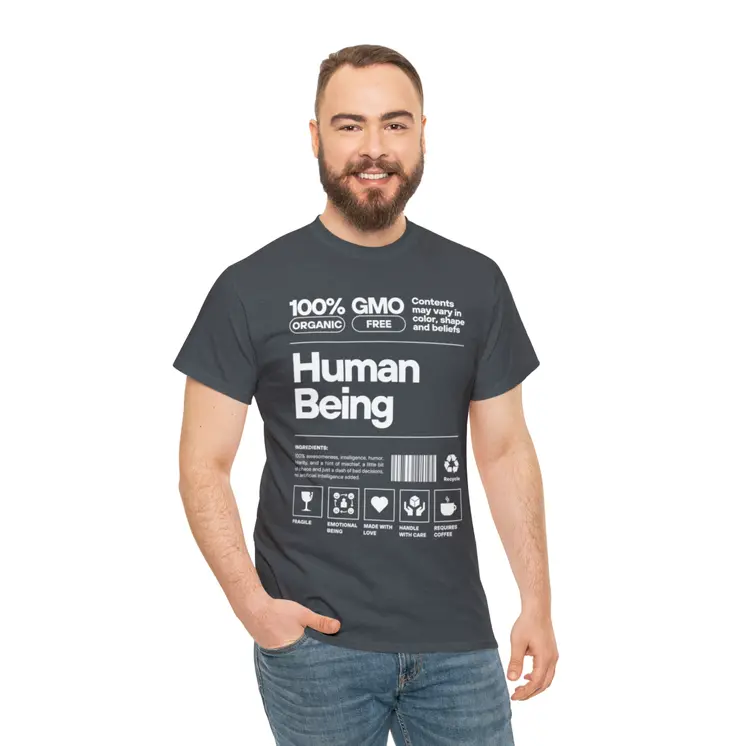 100% Human Being - Best Selling Unisex Heavy Cotton Tee