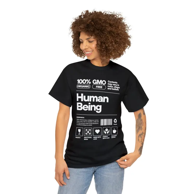 100% Human Being - Best Selling Unisex Heavy Cotton Tee