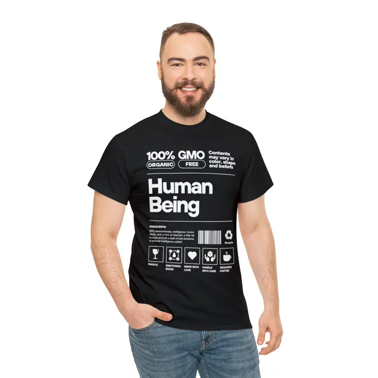 100% Human Being - Best Selling Unisex Heavy Cotton Tee
