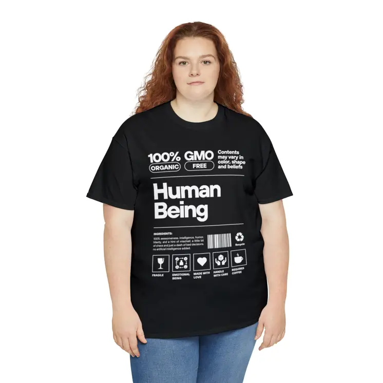 100% Human Being - Best Selling Unisex Heavy Cotton Tee