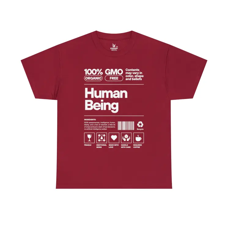 100% Human Being - Best Selling Unisex Heavy Cotton Tee
