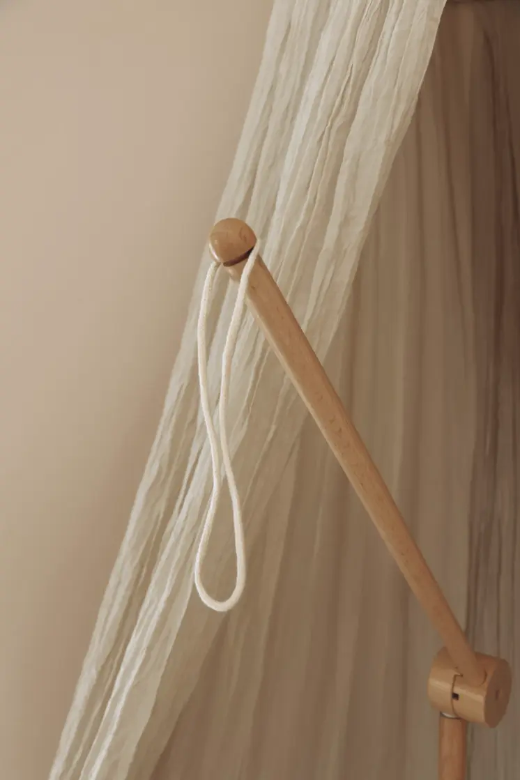 Wooden baby mobile arm
