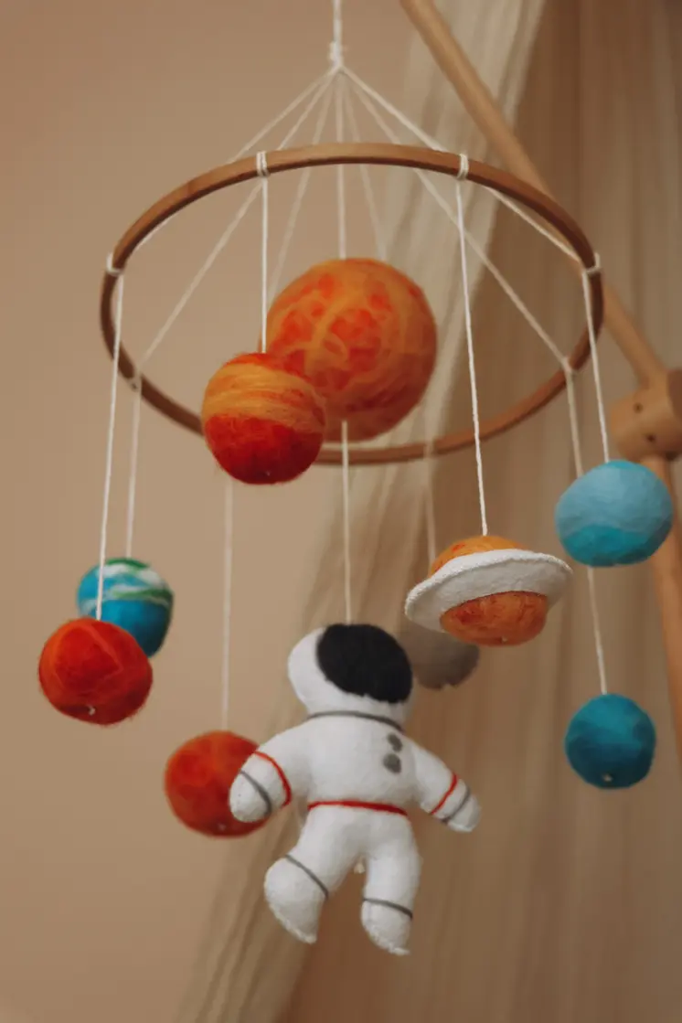 Handmade Astronaut Baby Mobile