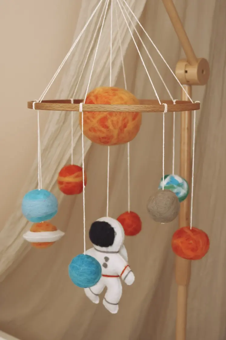 Handmade Astronaut Baby Mobile