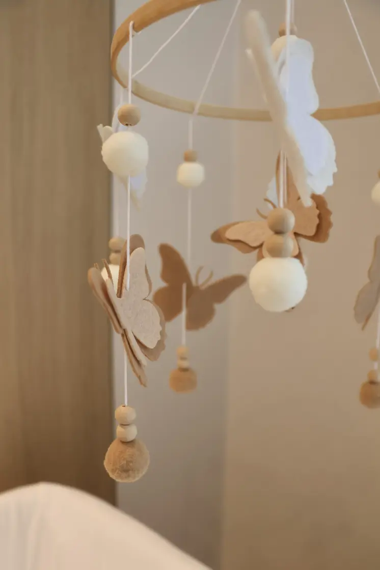 Handmade Butterfly babymobile
