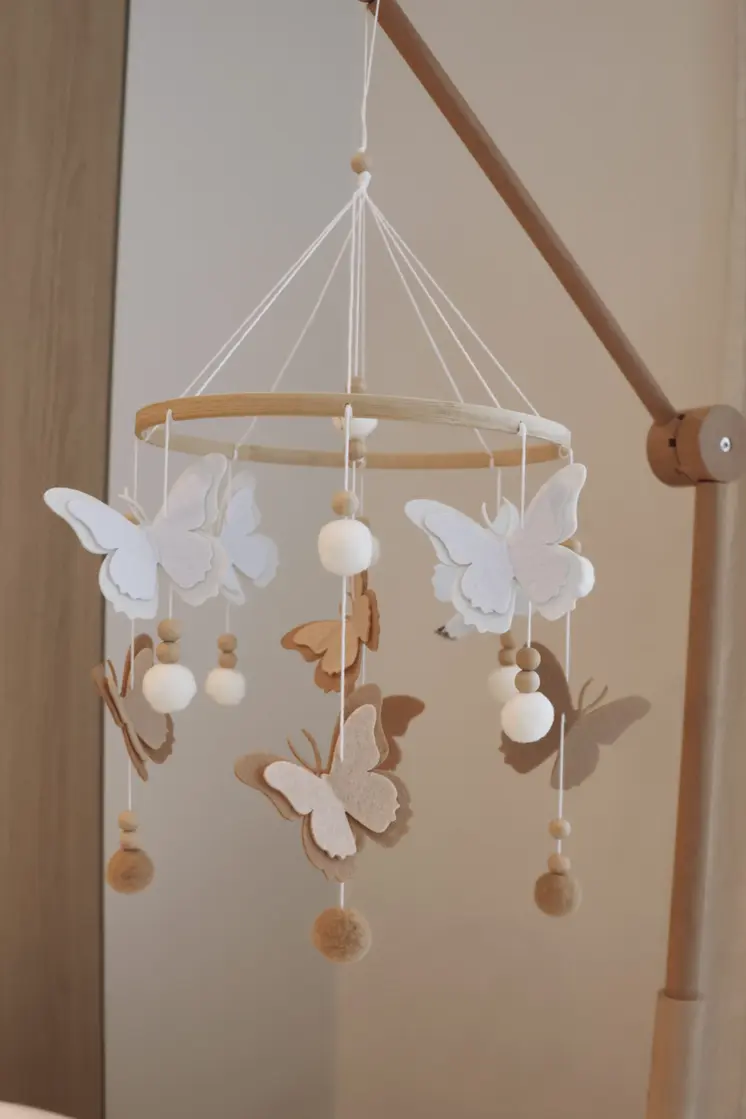 Handmade Butterfly babymobile