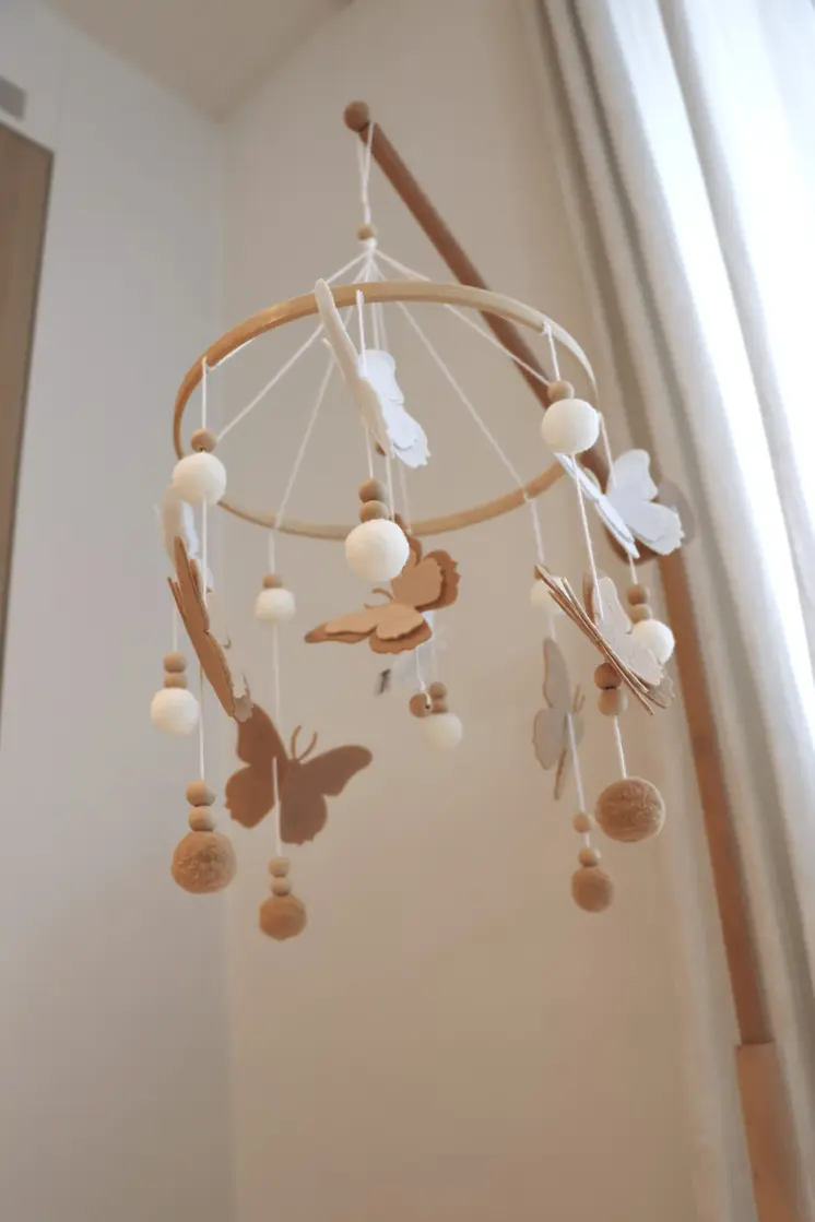 Handmade Butterfly babymobile