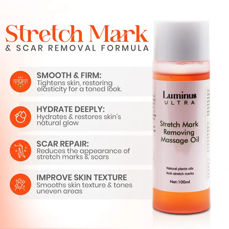Stretch mark remover oil