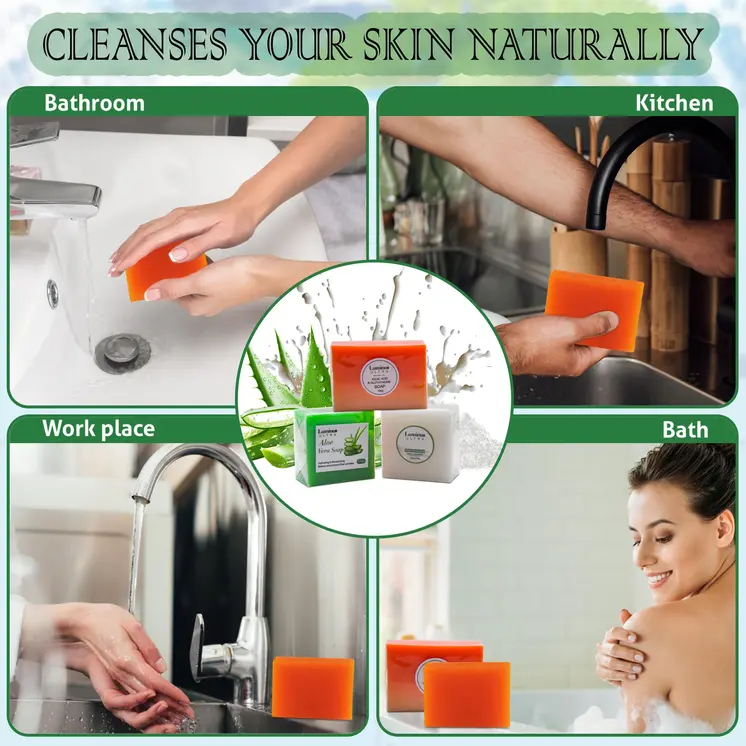 Organic Bath & Hand Soap (3 Set)
