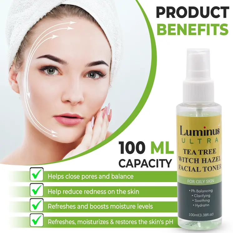 WITCH HAZEL TEA TREE FACIAL TONER