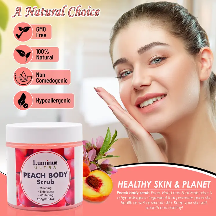 Peach Body Scrub