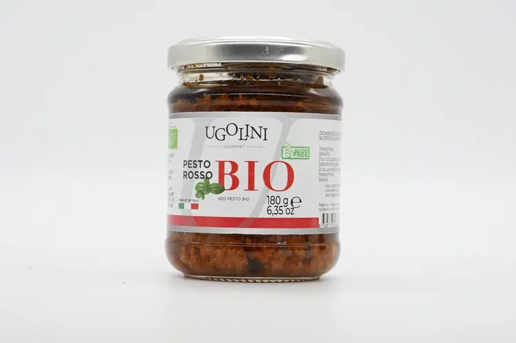 Pesto rosso bio senza glutine 180 gr