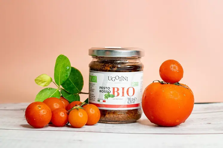 Pesto rosso bio senza glutine 180 gr