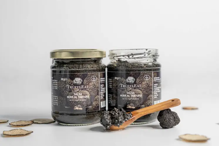 Salsa nera al tartufo nero estivo al 5% 180 gr