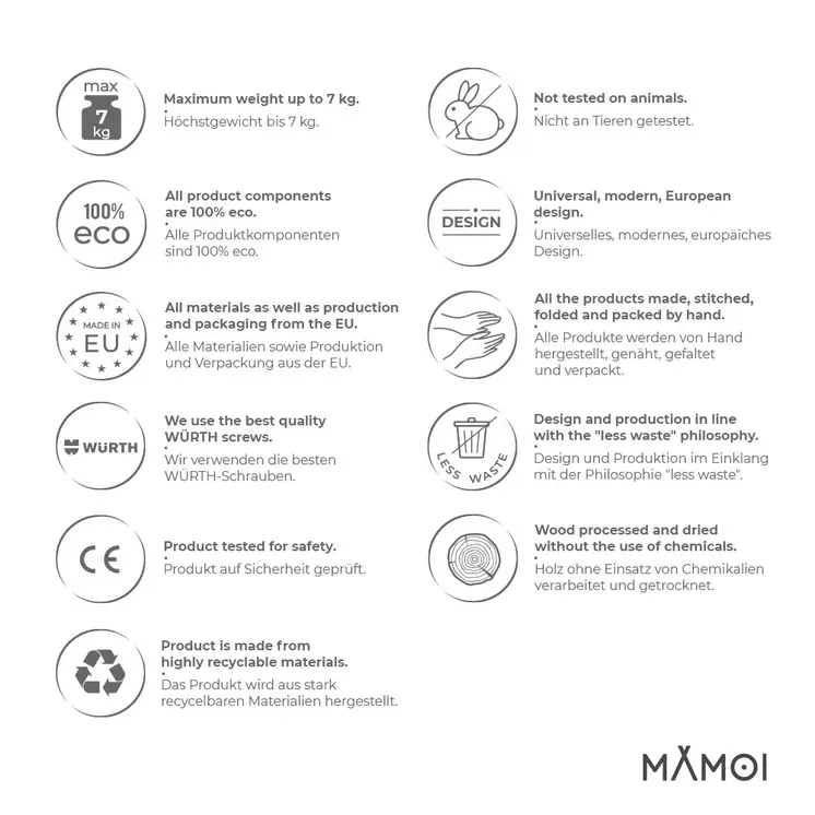 MAMOI® Bibliothèque meuble de rangement pour enfant, Petite bibliotheque murale, Etagere livre et meuble pour chambre de bebe, Bibliothèques montessori pour enfants