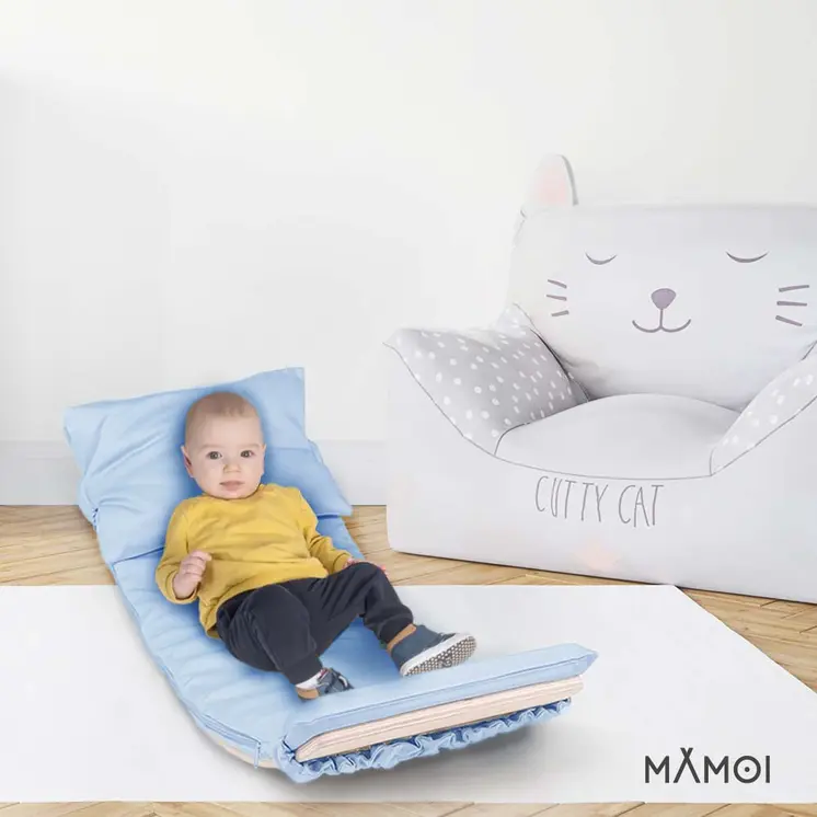 MAMOI® Balance Board für Kinder, Balance wippe, Balancieren und Gleichgewichtstrainer, Balanceboard, Balanceboards indoor, Balancierbrett, Wobble Board aus Holz, Balance-board mit matte ab 11