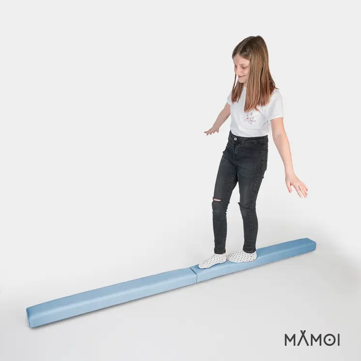 MAMOI® Schwebebalken für zuhause, Balancierbalken für kinder, Balken turnen klappbar, Turngeräte indoor, Balancieren und Turnbalken, Gymnastic bar