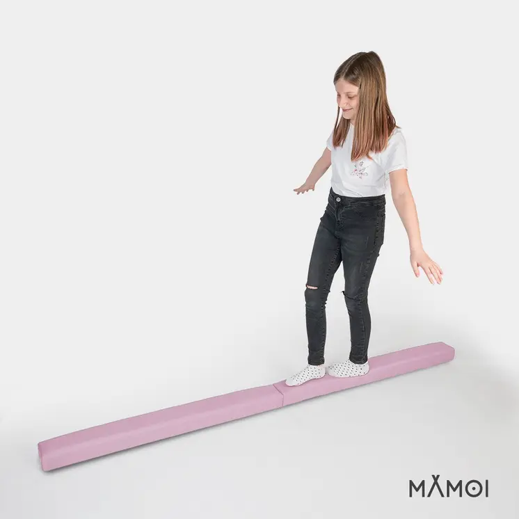 MAMOI® Schwebebalken für zuhause, Balancierbalken für kinder, Balken turnen klappbar, Turngeräte indoor, Balancieren und Turnbalken, Gymnastic bar