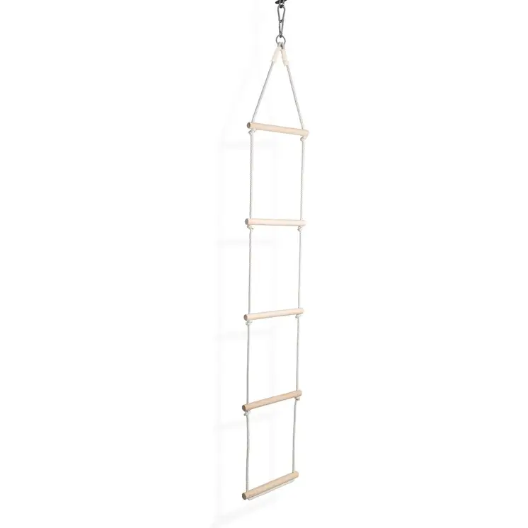 MAMOI® Rope ladder durable climbing ladder for children made of wood and cotton cord | Scandinavian design | 100% ECO | Made in the EU