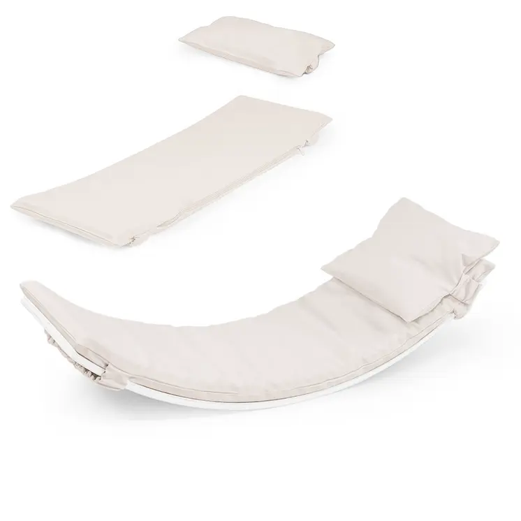 MAMOI® Oreiller de Planche D`équilibre Beige | Tapis de Planche D'équilibre | Tapis de Balance Board | Matériau de la Planche D`équilibre | Coussin pour Balance Board | CE | 100% ECO | Made in EU