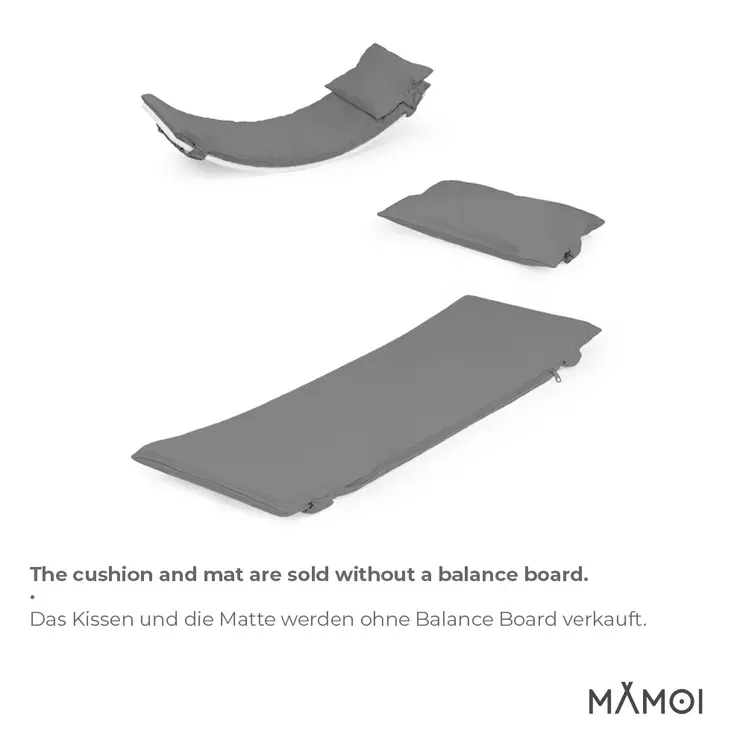 MAMOI® Balance Board Kissen | Balance Board Matte | Balance Board Material | Kissen für Balance Board | CE | 100% ECO | Made in EU