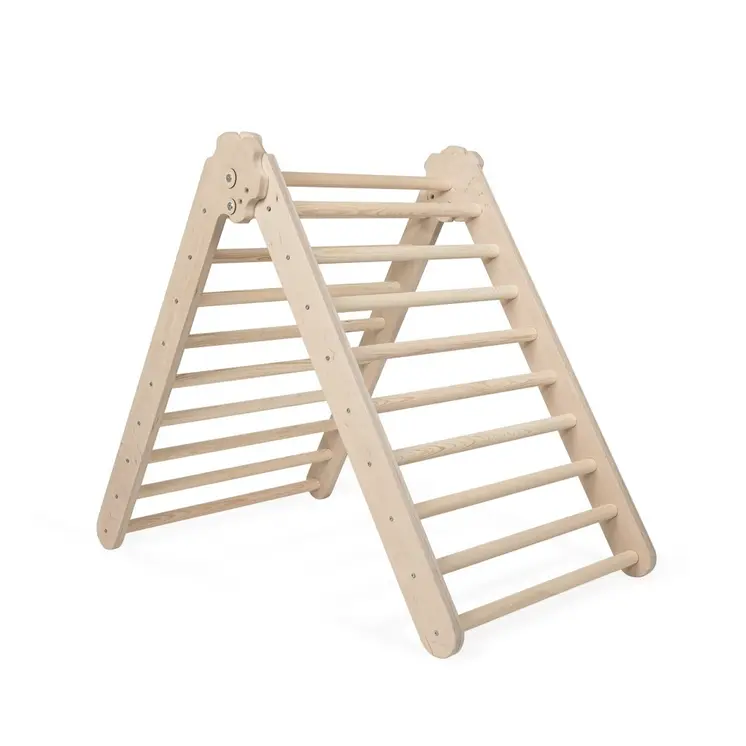MAMOI® Triangle descalade interieur pour enfant, Mur escalade intérieur en bois pour bebe à partir de 1/2/3 an, Motricité libre montessori